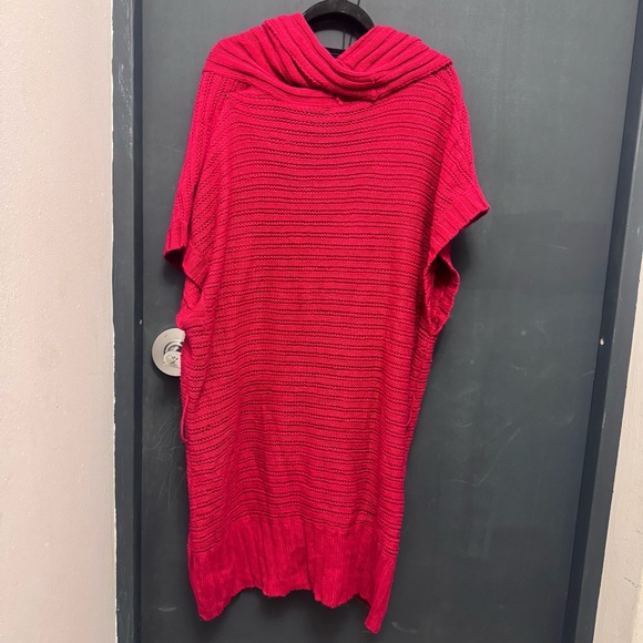 Torrid Vibrant Red Cowl Neck Sweater - Picture 5 of 5